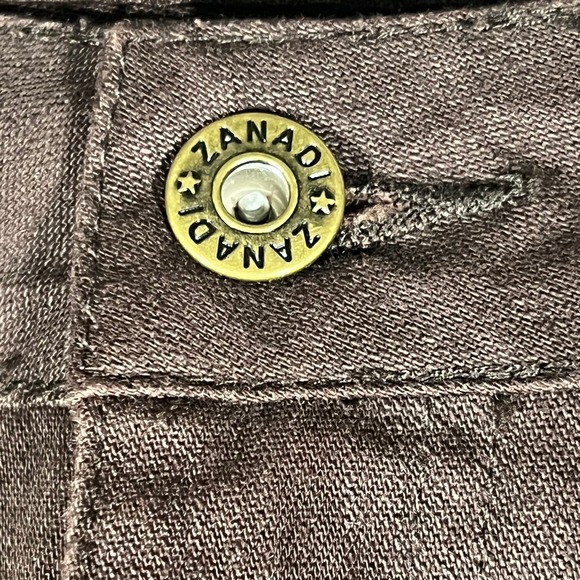 Zana-Di Jeans Brown Wide Leg Trousers High Rise Stretch Jeans Size 26 - Picture 6 of 16